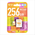 A-DATA microSDXC V10 UHS-1 A1(256GB) ホワイト/オレンジ AMSD256GA1V10EDOR