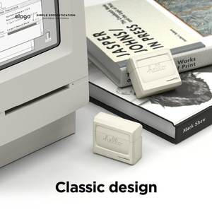 elago AirPods 3用シリコンケース ホワイト EL_AP3CSSC3P_WH-イメージ2