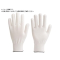 トラスコ中山 TRUSCO/低発塵耐切創インナー手袋M 左右兼用・10枚入 FC687XY-3690964