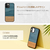 Man & Wood iPhone 14 Plus用天然木ケース Denim I23640I14M-イメージ4