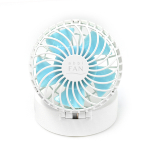 abbi ハンズフリーポータブル扇風機 ミラー付き abbi Fan ホワイト AB18640 abbi ハンズフリーポータブル扇風機 ミラー付き abbi Fan ホワイト AB18640