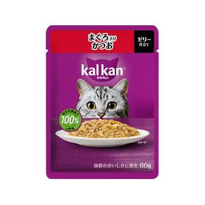 マースジャパン カルカンパウチ まぐろ入りかつお 60g FCD038G-イメージ1
