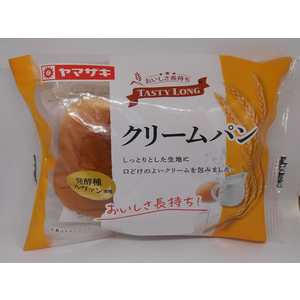 山崎製パン テイスティロング ルヴァンクリームパン FCC6689-イメージ1