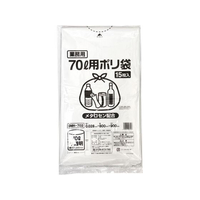 伊藤忠リーテイルリンク ポリゴミ袋(メタロセン配合) 半透明 70L 15枚 FCS9719-GMH-702