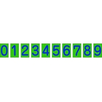 グリーンクロス 数字マグネット大 FC584HR-1151471
