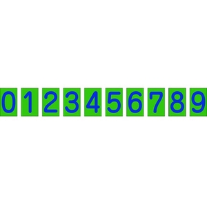 グリーンクロス 数字マグネット大 FC584HR-1151471-イメージ1