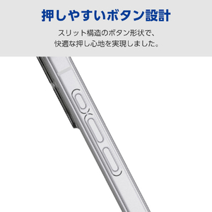 エレコム iPhone17e/16e用 ハイブリッドケース MAGKEEP ホワイト PM-A25SMAG02WH-イメージ6