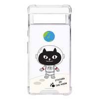 abbi FRIENDS Google Pixel 7a用ネコマンジュウハイブリッドケース キャットウォーク オン ザ ムーン ABF26640P7A