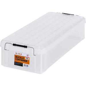 アイリスオーヤマ バックルコンテナ クリア BL-20LR FC955ST-BL-20LR-イメージ1