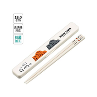 スケーター 抗菌 音の鳴らない箸箱セット MUZIKTIGER FC322RJ-ABC3AG