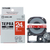 キングジム テプラ PROテープカートリッジ カラーラベル(ビビッド) 24mm幅 赤/白文字 SD24R-イメージ1