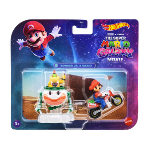 マテル JMG35 ホットウィール ザ・スーパーマリオギャラクシー・ムービー クッパJr. × マリオ HWﾏﾘｷﾞﾔﾗMｸﾂﾊﾟJRﾄﾏﾘｵ-イメージ1