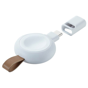 エレコム Apple Watch磁気充電アダプター(高速充電/直挿しプラグタイプ) ホワイト MPA-AWCDCQWH-イメージ1