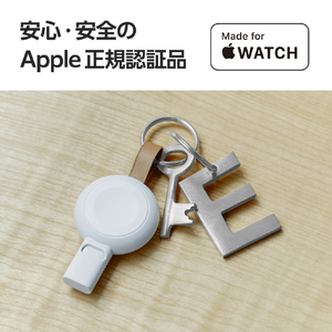 エレコム Apple Watch磁気充電アダプター(高速充電/直挿しプラグタイプ) ホワイト MPA-AWCDCQWH-イメージ3