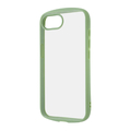 レイアウト iPhone 16e用Like standard Puffull 耐衝撃 バンパー ハイブリッドケース カーキ RT-P50CMD1/OV