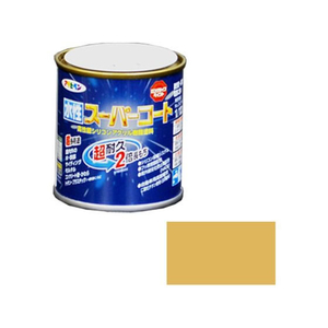 アサヒペン 水性スーパーコート 1／12L ハーベストイエロー FC396NS-イメージ1