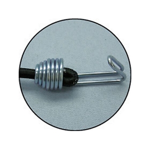 ユタカメイク ゴム タイトゴムロープ金具付 6φ×120cm ブラック1.26 FC844GC-3677516-イメージ2
