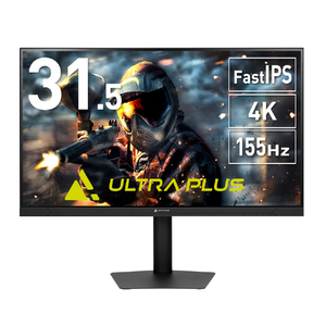 プリンストン ULTRA PLUS FastIPS方式パネル採用 31．5型 ハイリフレッシュレート 4KUHD液晶ディスプレイ ブラック UP-P32U155-S-イメージ1