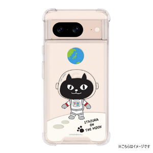 abbi FRIENDS Google Pixel 8用ネコマンジュウハイブリッドケース キャットウォーク オン ザ ムーン ABF26641P8-イメージ2