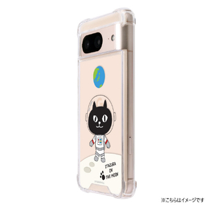 abbi FRIENDS Google Pixel 8用ネコマンジュウハイブリッドケース キャットウォーク オン ザ ムーン ABF26641P8-イメージ4