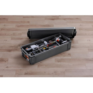 アイリスオーヤマ バックルコンテナ チャコールグレー BL-20LR FC956ST-BL-20LR-イメージ2