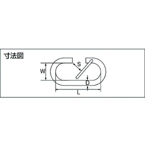 トラスコ中山 TRUSCO O型フック ロープタイプ ステンレス製 7mm (1個=1袋) FC615FA-2080163-イメージ2