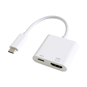 I・Oデータ Power Delivery 100W充電対応 USB-C⇒HDMI変換アダプター ホワイト GP-CHDH100/W-イメージ1