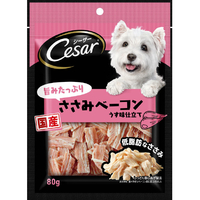 マースジャパンリミテッド シーザースナック 旨みたっぷりささみベーコン(80g) ｼ-ｻﾞ-ｽﾅﾂｸｻｻﾐﾍﾞ-ｺﾝ100G
