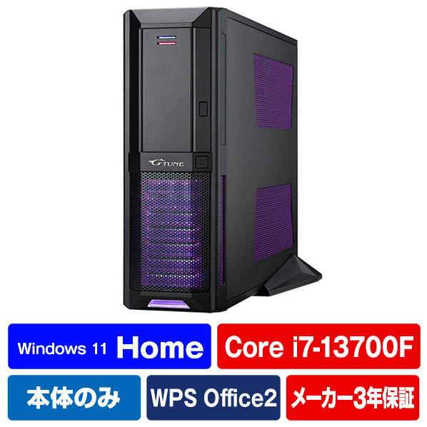 mouse デスクトップパソコン e angle select G-Tune EGPI713R306S5 Type A×2 背面 cores 前面 USB3