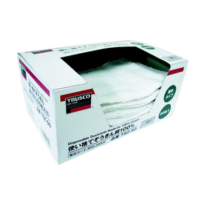 トラスコ 使い捨てぞうきん　綿１００％　５０枚入 TRUSCO　綿ぞうきん TSZ-50-イメージ2