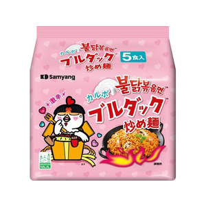 三菱ジャパン 三養ジャパン/カルボナーラ ブルダック炒め麺 袋麺 5食パック FC105RW-イメージ1