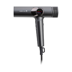 ドウシシャ ヘアドライヤー ゴリラのひとふき グレー GRD-2501GY-イメージ2