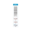 サトー SATO/ハンドラベラー UNO用ラベル 1W-3赤二本線強粘(100巻入) FC200HL-3905519