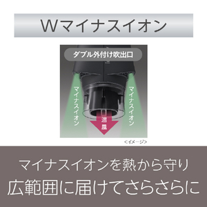 パナソニック ヘアドライヤー イオニティ ピンク調 EHNE6JP-イメージ3