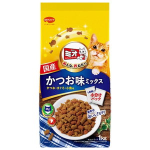 日本ペットフード ミオドライミックス かつお味 1kg ﾐｵﾄﾞﾗｲﾐﾂｸｽｶﾂｵｱｼﾞ1KG-イメージ1