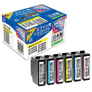 JIT エプソン KUI-6CL-M対応ジットリサイクルインクカートリッジ 6色パック(ブラックのみ増量) JIT-EKUI6PM JIT エプソン KUI-6CL-M対応ジットリサイクルインクカートリッジ 6色パック(ブラックのみ増量) JIT-EKUI6PM