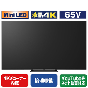 パナソニック 65V型4Kチューナー内蔵4K対応液晶テレビ VIERA TV-65W95B パナソニック 65V型4Kチューナー内蔵4K対応液晶テレビ VIERA TV-65W95B