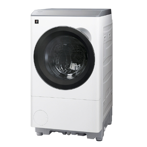 SHARP 【左開き】12kgドラム式洗濯乾燥機 マットホワイト ES-12X2-WL-イメージ17