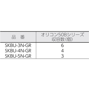 三甲 ネスティングコンテナー 200005 サンバケット#3Nグリーン FC784GH-4698762-イメージ2
