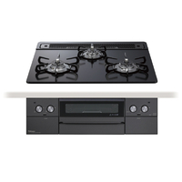 パロマ 【プロパンガス用】ビルトインガスコンロ(幅60cm) e angle select マッティーブラック EPK8W60GZE4 LPG