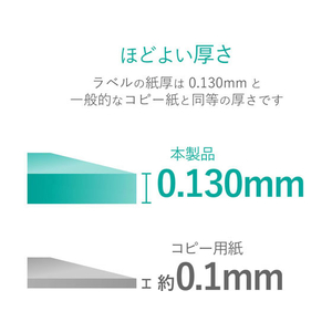 エレコム スーパーファイン紙 A4 標準 両面 100枚 FC09015-EJK-SRHPA4100-イメージ4