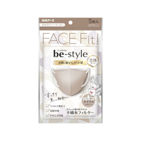 白元アース ビースタイル 立体 ふつう ミルクティーベージュ 5枚 FCS8155