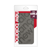 エム・ディー・シー iPhone 15 Pro用ケース new balance[手帳ケース/スタンプロゴスエード] グレー MD-75397-4