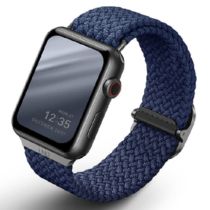 ＵＮＩＱ Apple Watch 42/44/45mm用BRAIDED STRAP UNIQ ASPEN OXFORD BLUE UNIQ-44MM-ASPOBLU-イメージ1