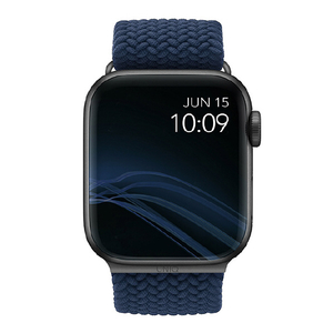 ＵＮＩＱ Apple Watch 42/44/45mm用BRAIDED STRAP UNIQ ASPEN OXFORD BLUE UNIQ-44MM-ASPOBLU-イメージ2