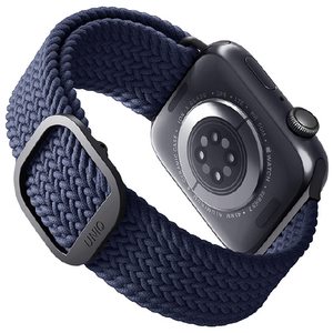 ＵＮＩＱ Apple Watch 42/44/45mm用BRAIDED STRAP UNIQ ASPEN OXFORD BLUE UNIQ-44MM-ASPOBLU-イメージ3