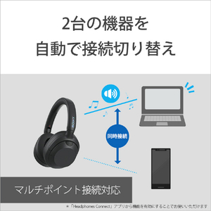 SONY 密閉ダイナミック型ヘッドフォン ブラック WH-ULT900N B-イメージ13