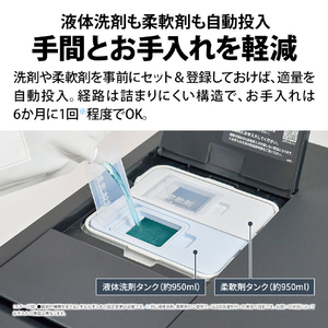 SHARP 【右開き】12kgドラム式洗濯乾燥機 マットホワイト ES-12X2-WR-イメージ10