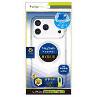 トリニティ iPhone 17 Pro Max用[Turtle FULLSPEC] カメラコントロール＆MagSafe対応 ハイブリッドケース ホワイトリング TR-IP25L3-TTCMS-CLWT