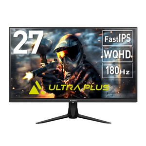 プリンストン ULTRA PLUS FastIPS方式パネル採用 27型 ハイリフレッシュレートWQHD液晶ディスプレイ ブラック UP-P27Q180-イメージ1